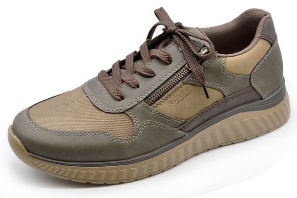 Rieker-リーカー- / メンズ レザーライクスニーカー / B0601